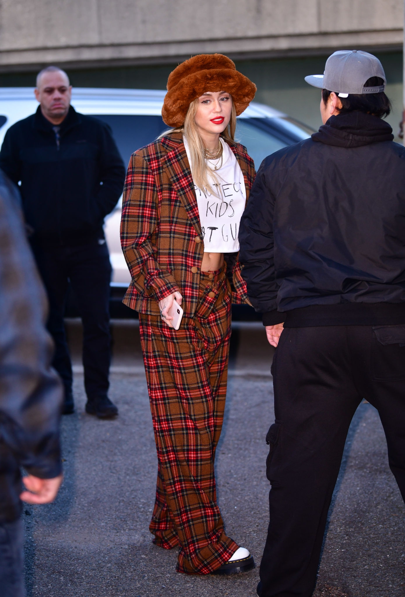 麦粒 miley cyrus 在新泽西私服出街