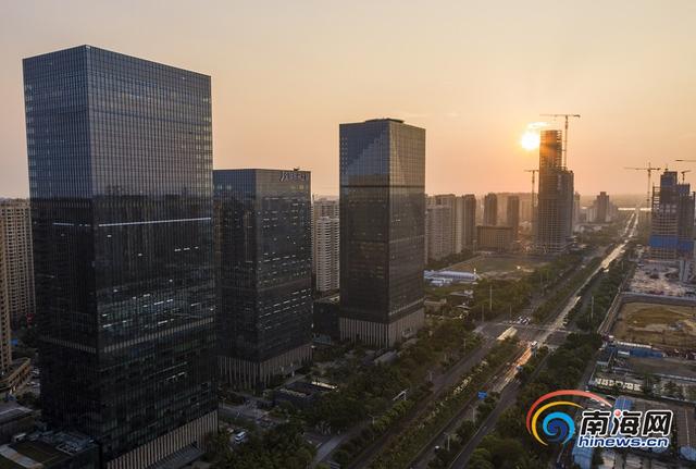 组图|鸟瞰海口大英山cbd核心区