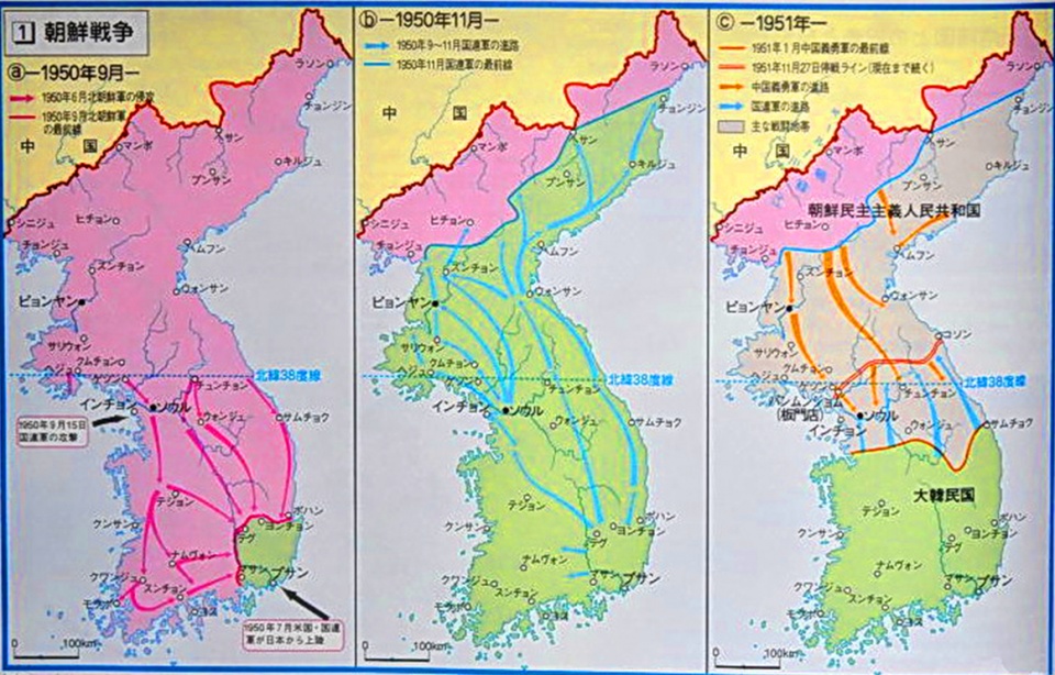 抗美援朝入朝路线图图片