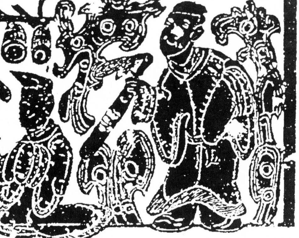 民间图片:苏徐州狮子山楚王陵,汉代画像石