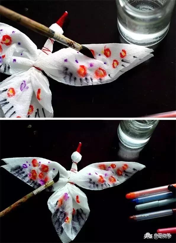 手工|你知道吗?餐巾纸还可以这么玩!