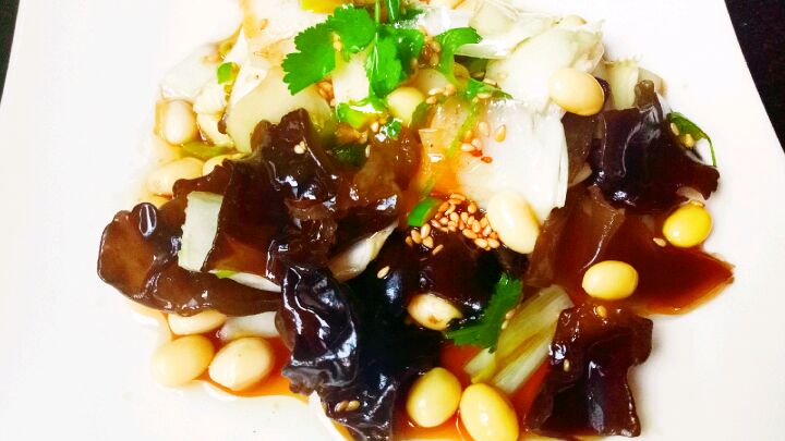 饭店的凉拌木耳黄豆为什么好吃?原来是这么做!清脆爽口一看就会