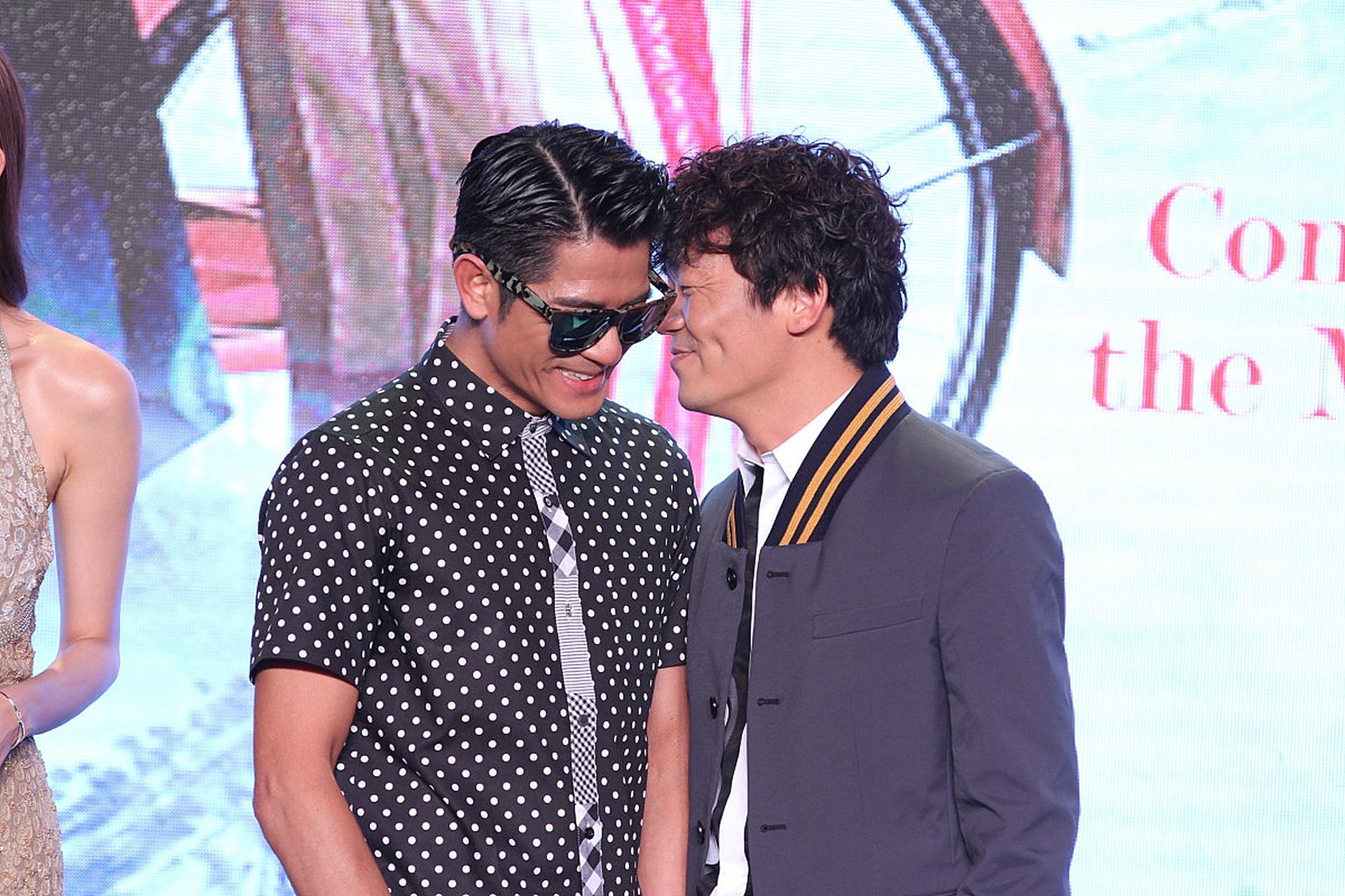 郭富城和王宝强竟然合作过[捂脸]!看起来关系还很好的样子[嘻嘻]!