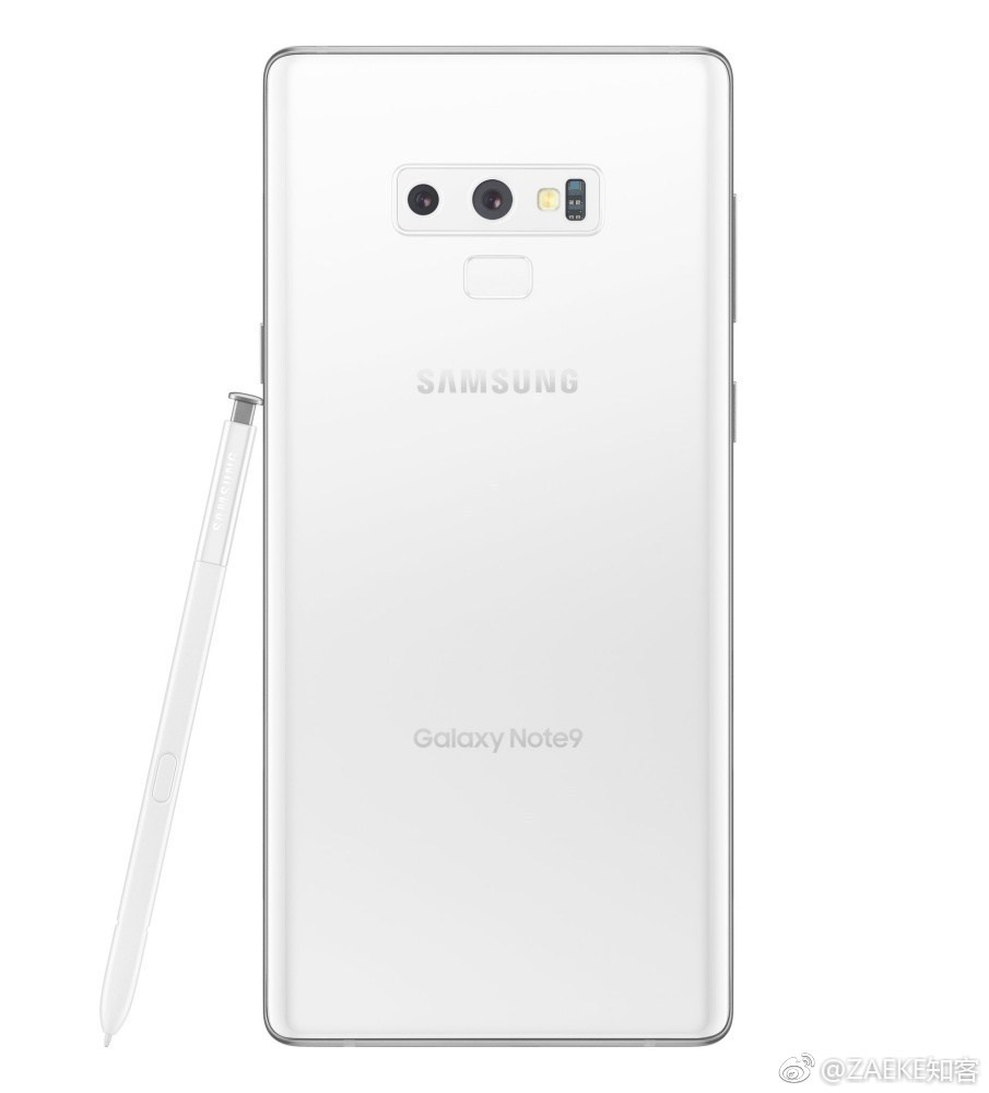 三星galaxy note9初雪白将于本月底正式登场