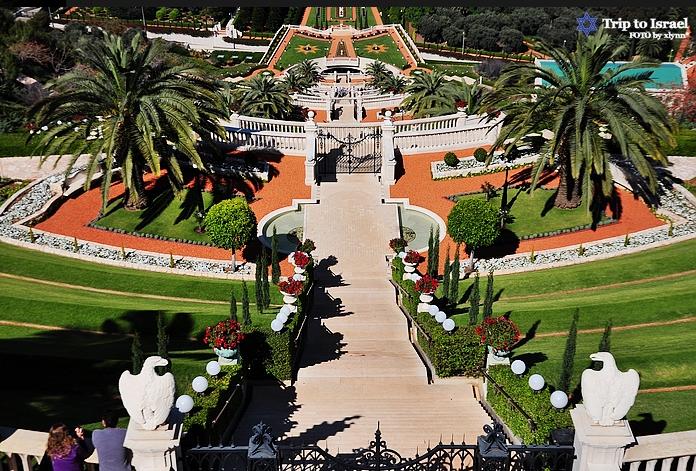 「以色列·海法」巴哈伊花园,巴比伦空中花园的再现