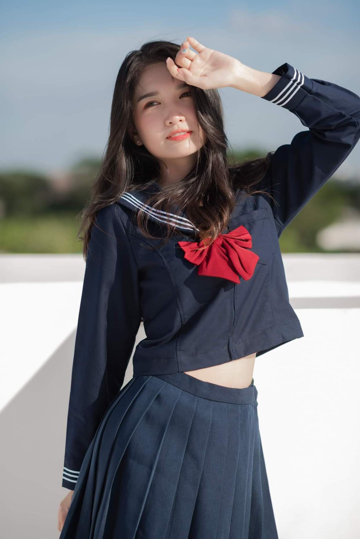 高中女生校园摄影,好看吗?