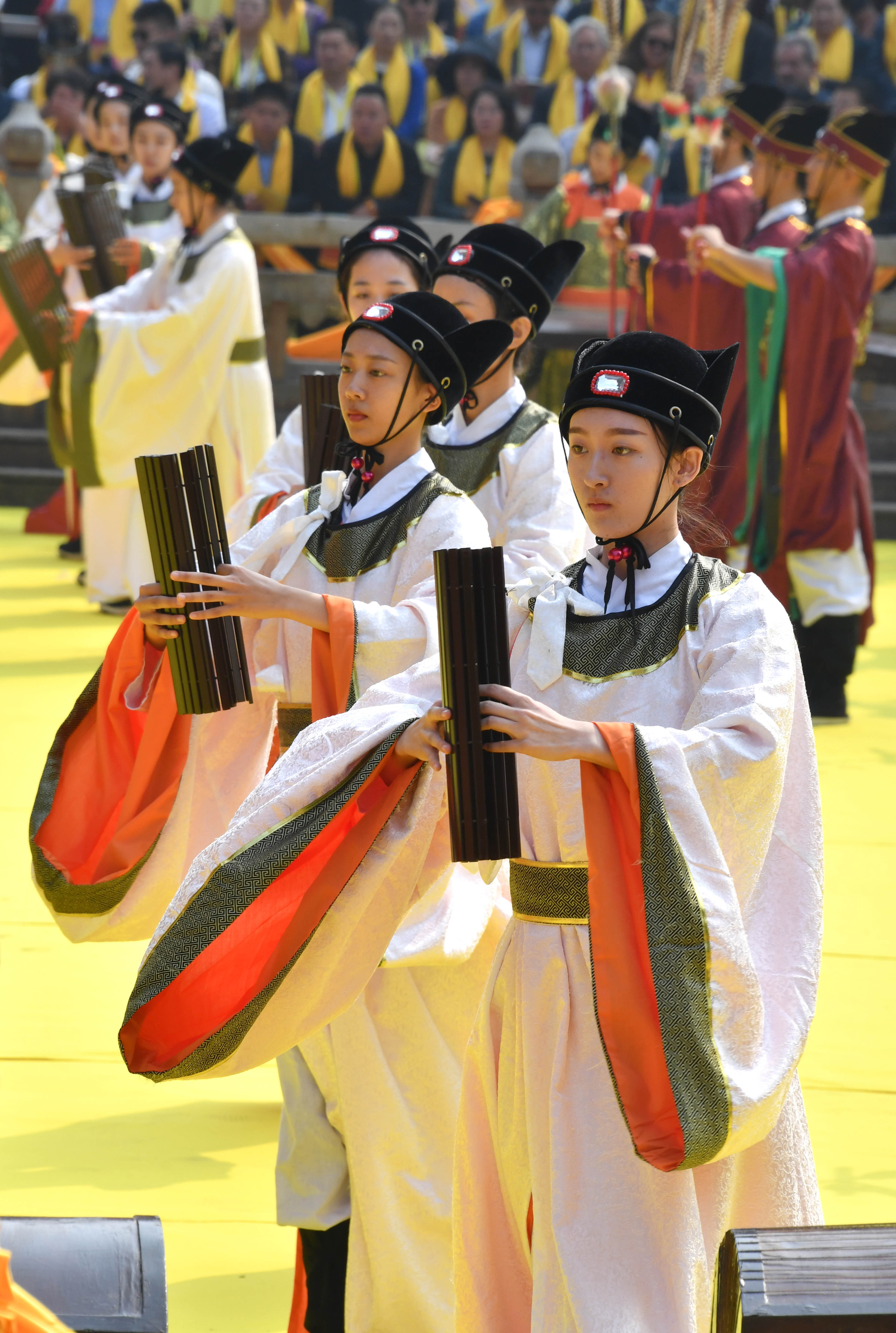 山东曲阜举行2018年祭孔大典