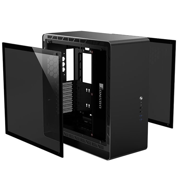 乔思伯推出umx4 plus全铝中塔机箱:兼容性,板材和散热升级