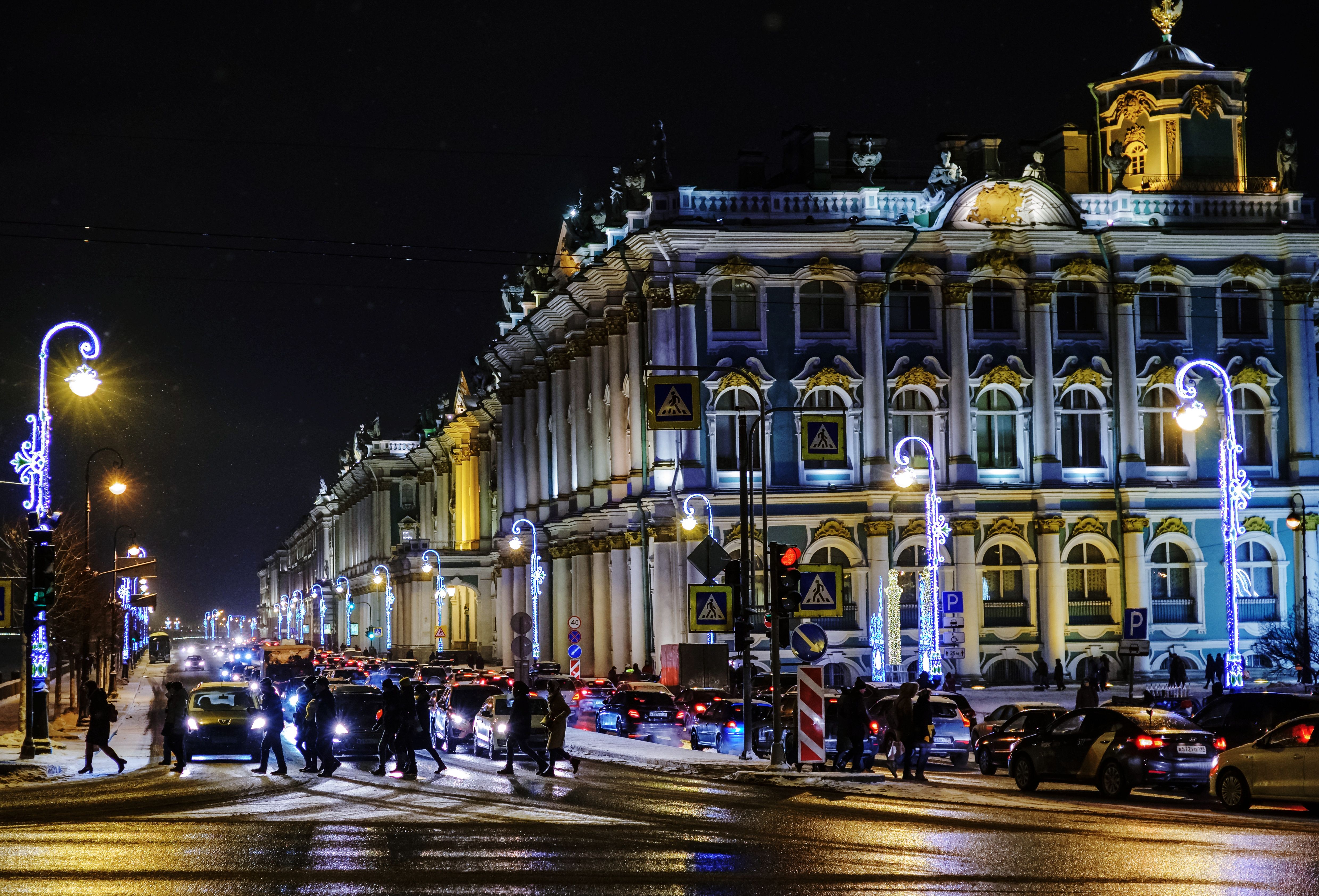 圣彼得堡夜景 唯美图片