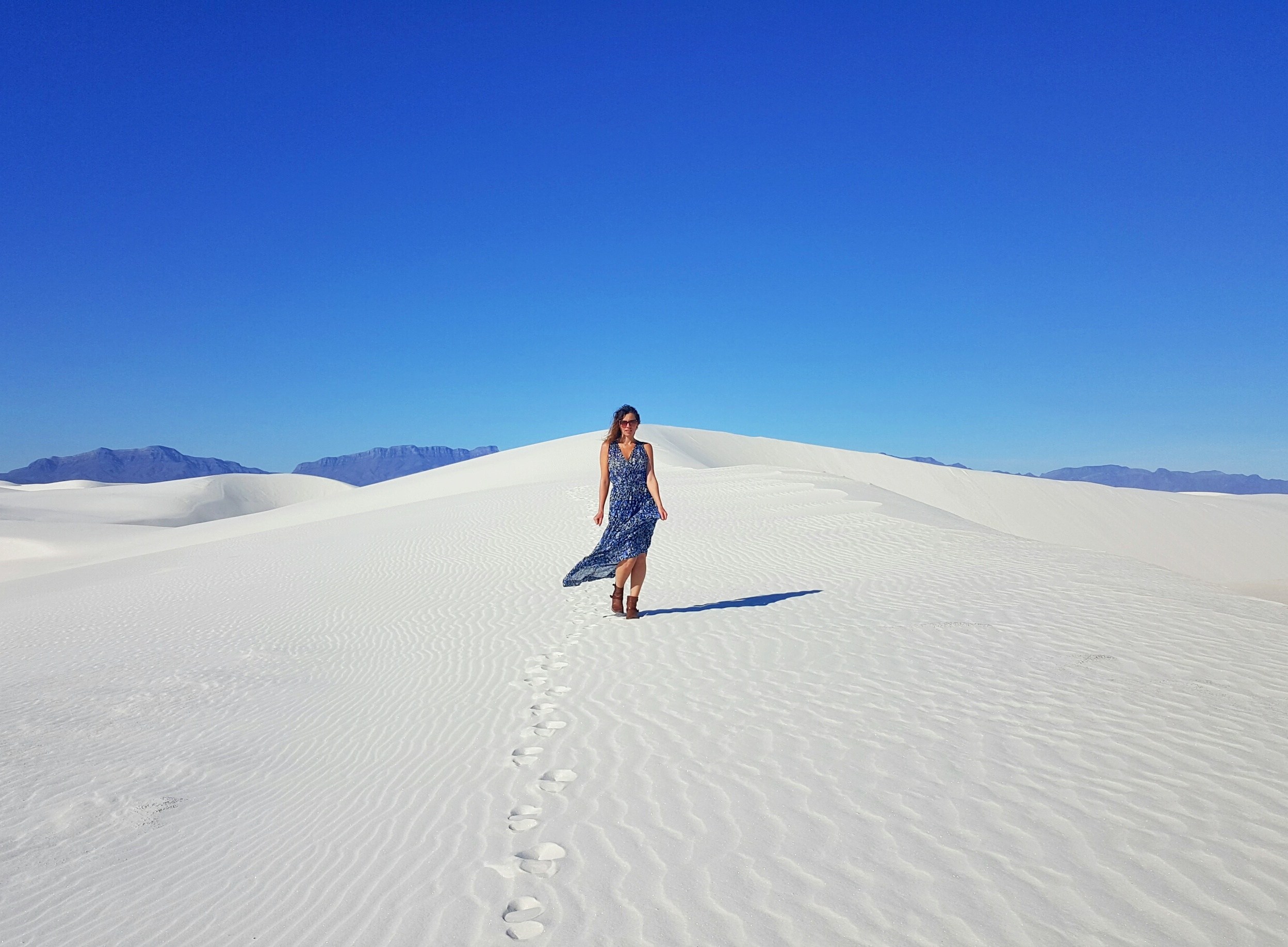 美国新墨西哥州白沙国家公园,世界上最著名的自然奇观之一