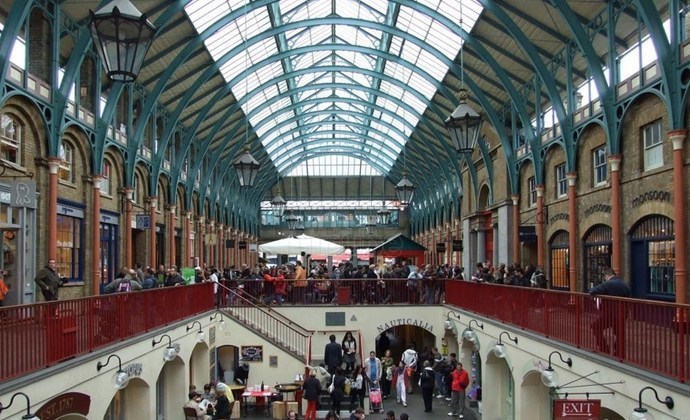 市中心的科文特花园,在伦敦是独一无二的