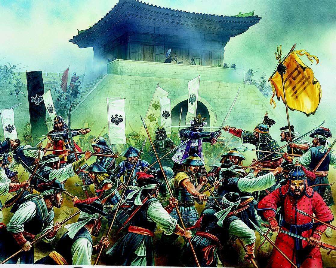 碧蹄馆之战中的明军与日军