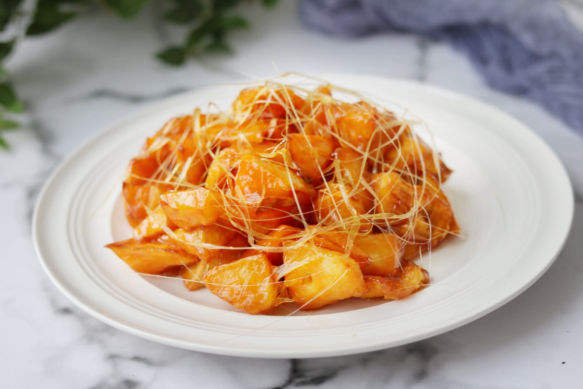 拔丝地瓜总是做得不成功?教你一个"小技巧",轻松就能拔出丝