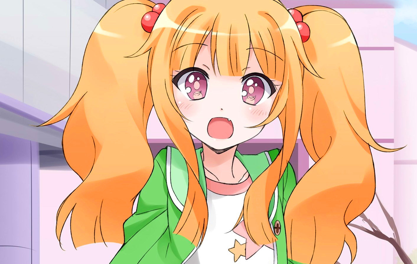 动漫中古灵精怪的"小虎牙"萝莉,自带天然呆属性,实在太可爱了