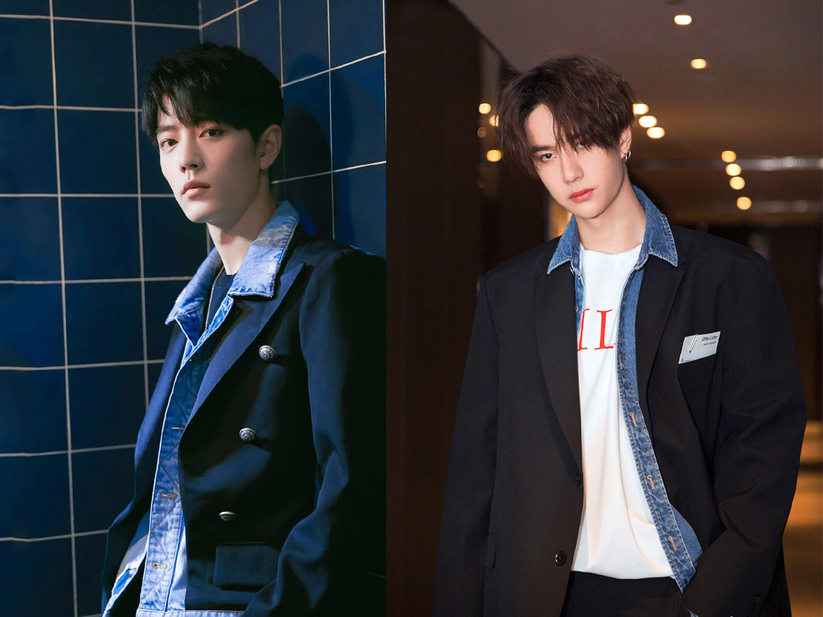 王一博与肖战,同样穿黑西装 牛仔,风格差距却有点大?