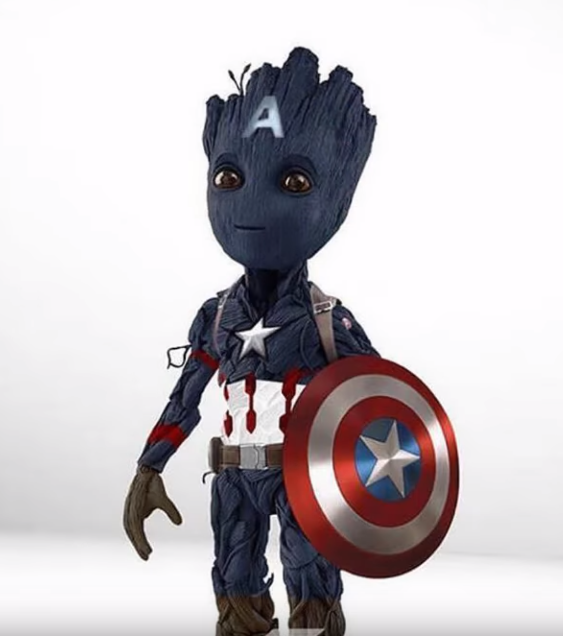 超级英雄的雷人造型:格鲁特换身装备!