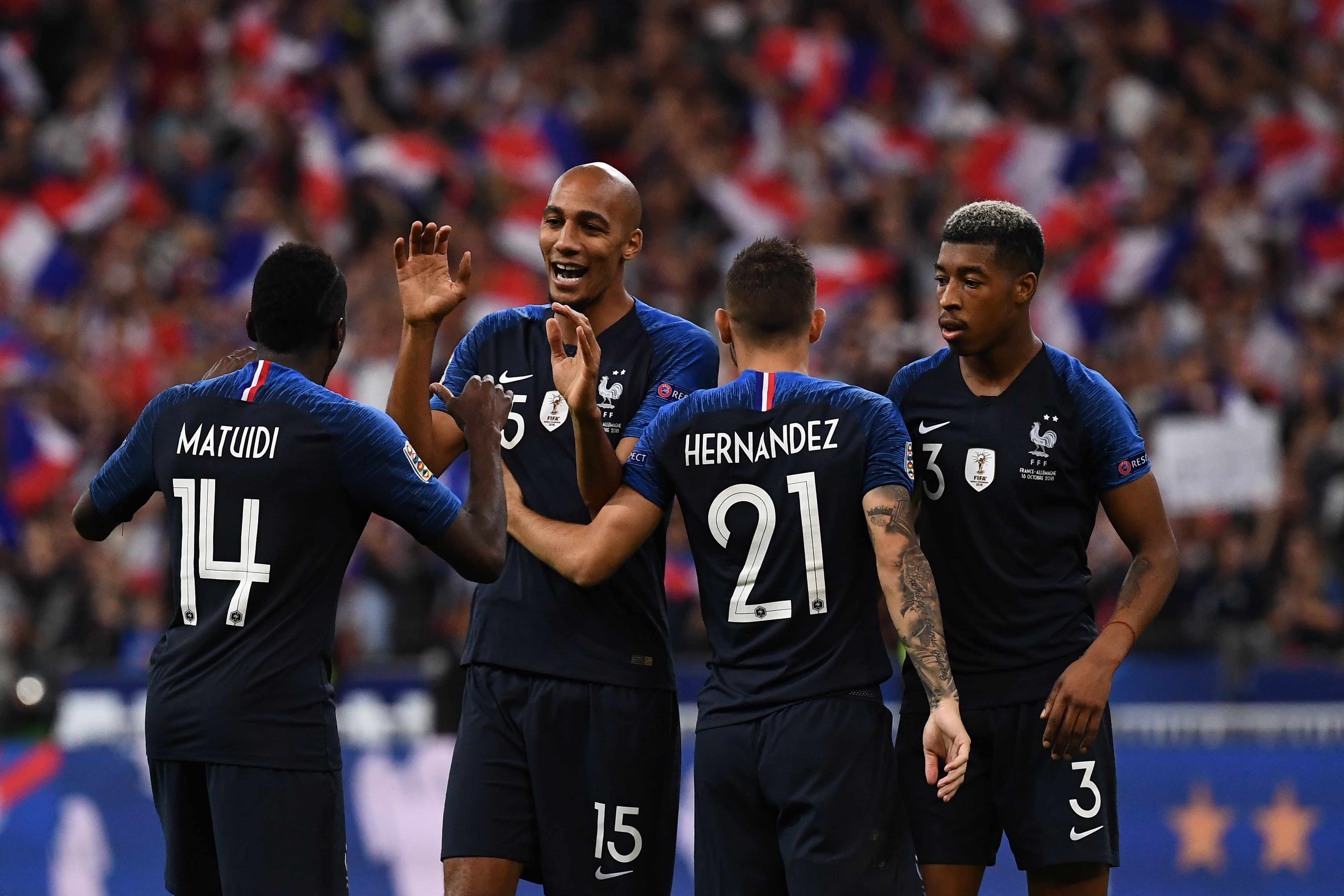 足球——欧洲国家联赛:法国胜德国(4)