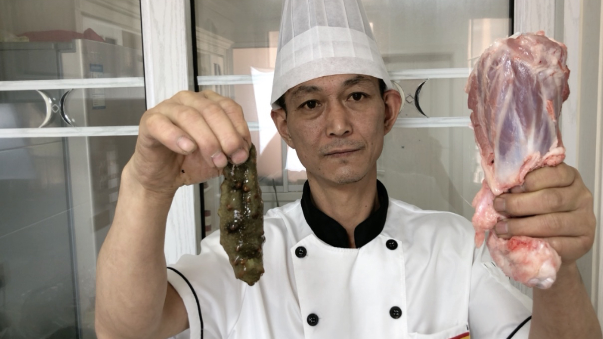 胶东大厨分享“海参炖肘子”的地道做法，简单易学美味，收藏了