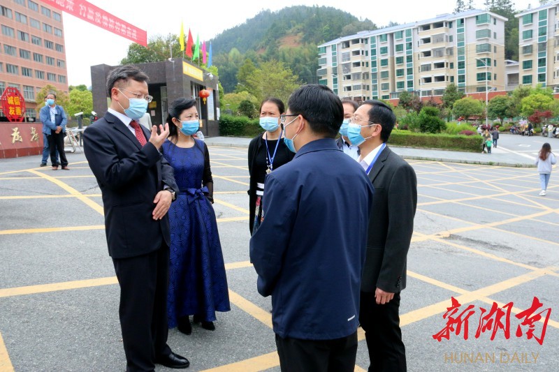 谭建上调研督导县职教中心第三批复学工作