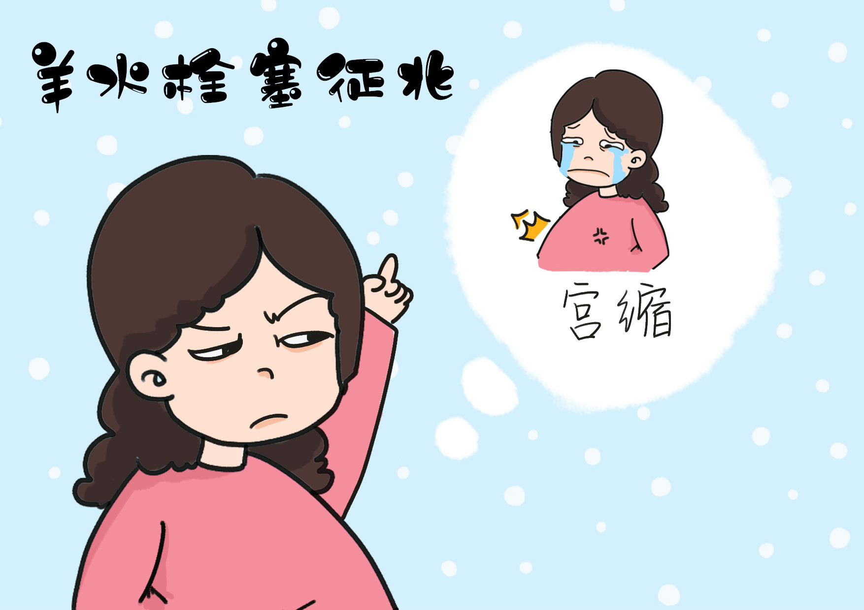 羊水栓塞漫画图片