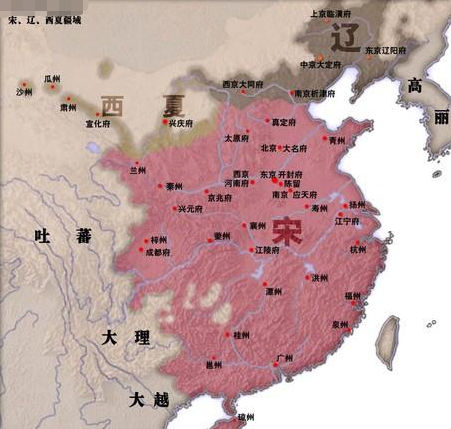 宋朝地图高清版,北宋地图全图高清版,宋朝版图地图_大