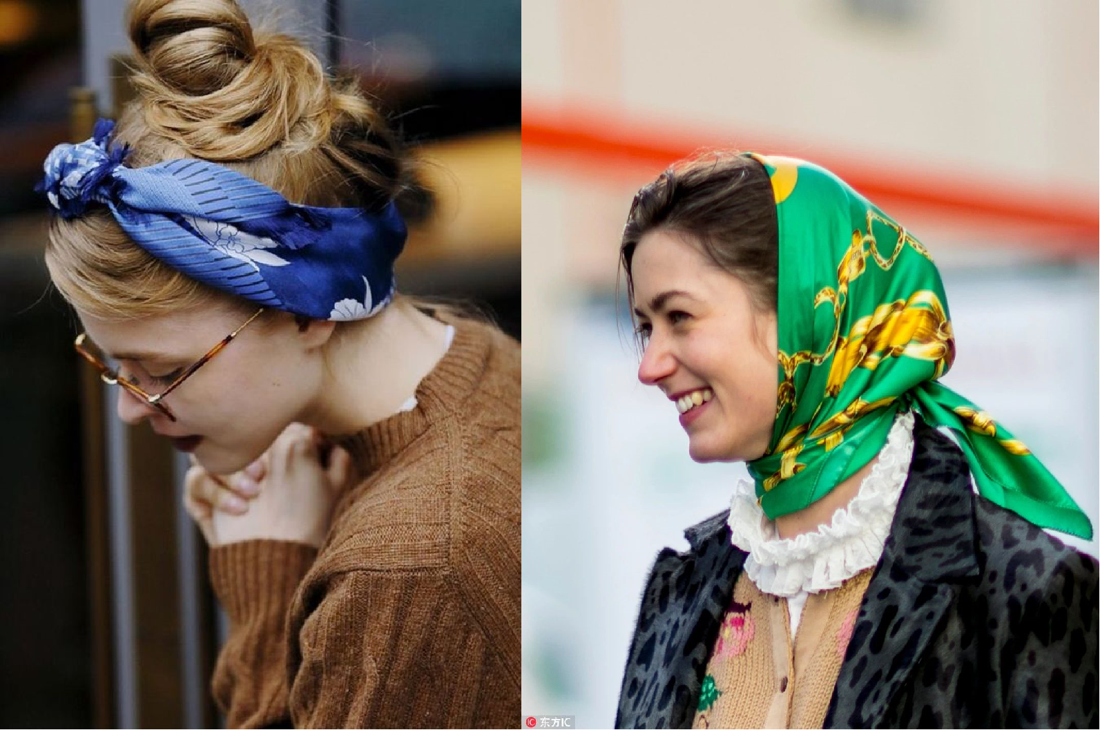 是时候系丝巾了,教你7种最好看的搭法!