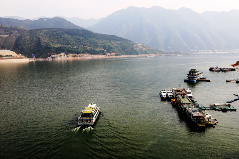 游船游高峽平湖——大寧湖后回港口碼頭