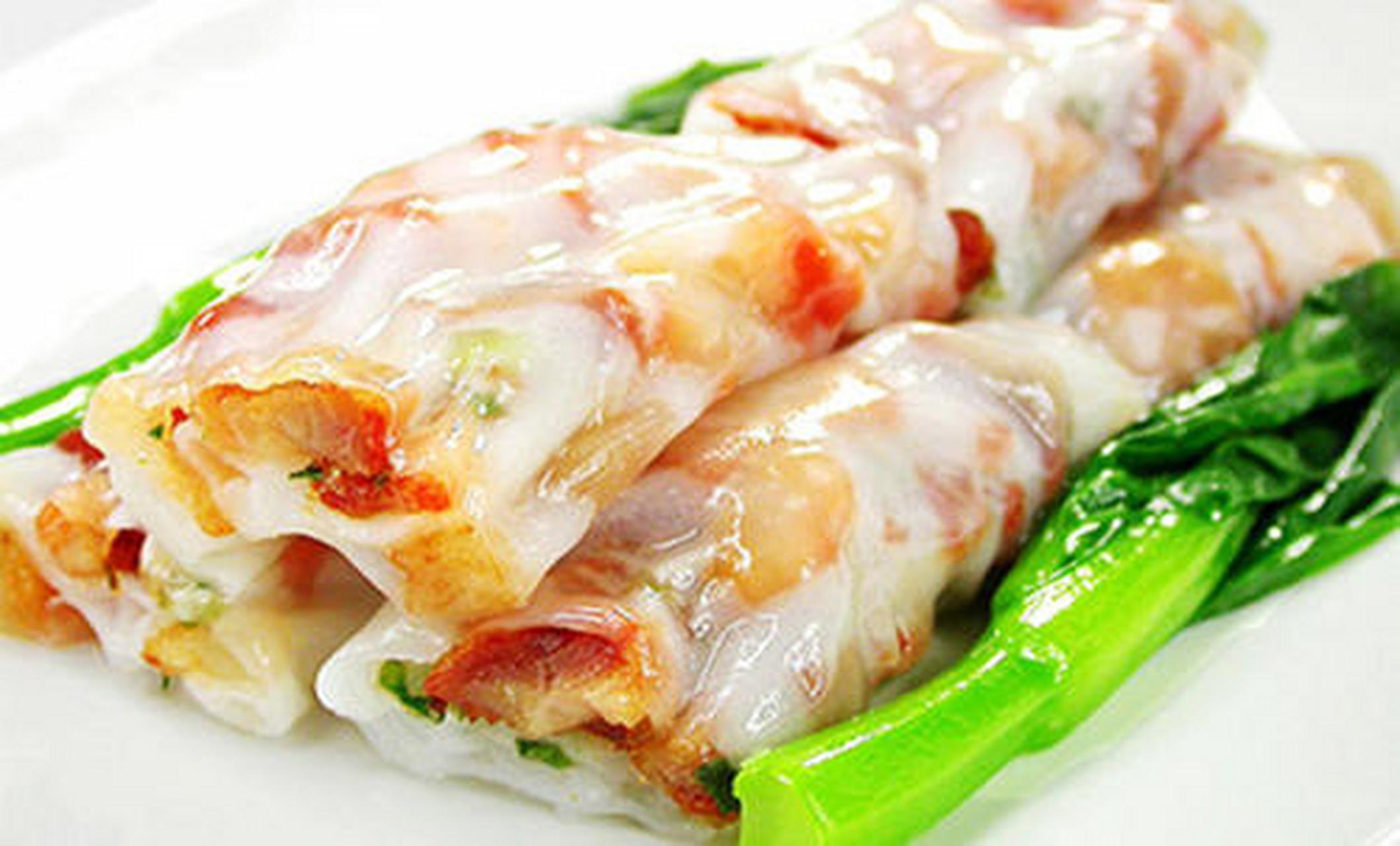 百城百味#肠粉又叫布拉蒸肠粉,是一种米制品,亦称布拉肠,拉粉,卷粉