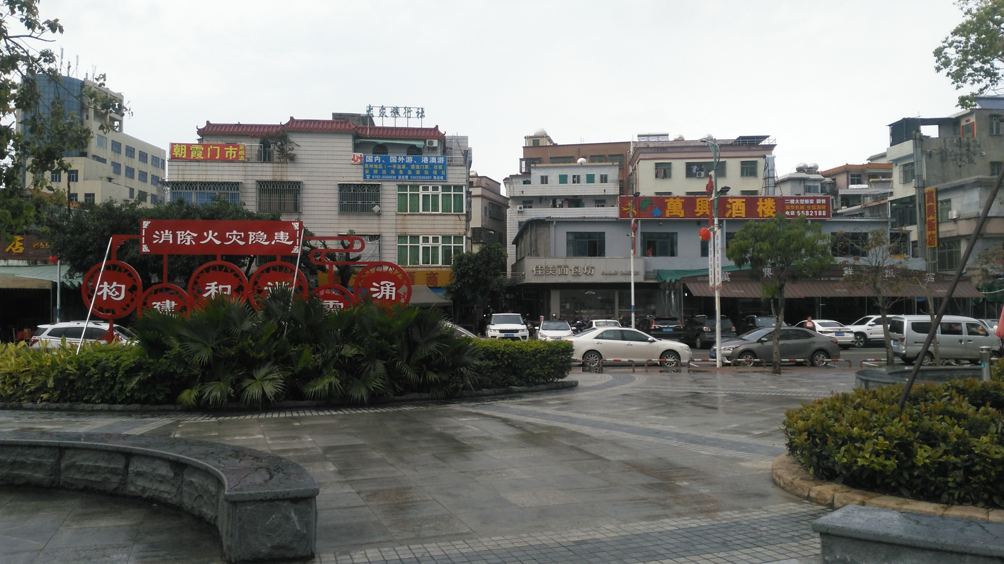 惠州大亚湾霞涌镇海韵广场附近实拍,你们来这里走过吗?