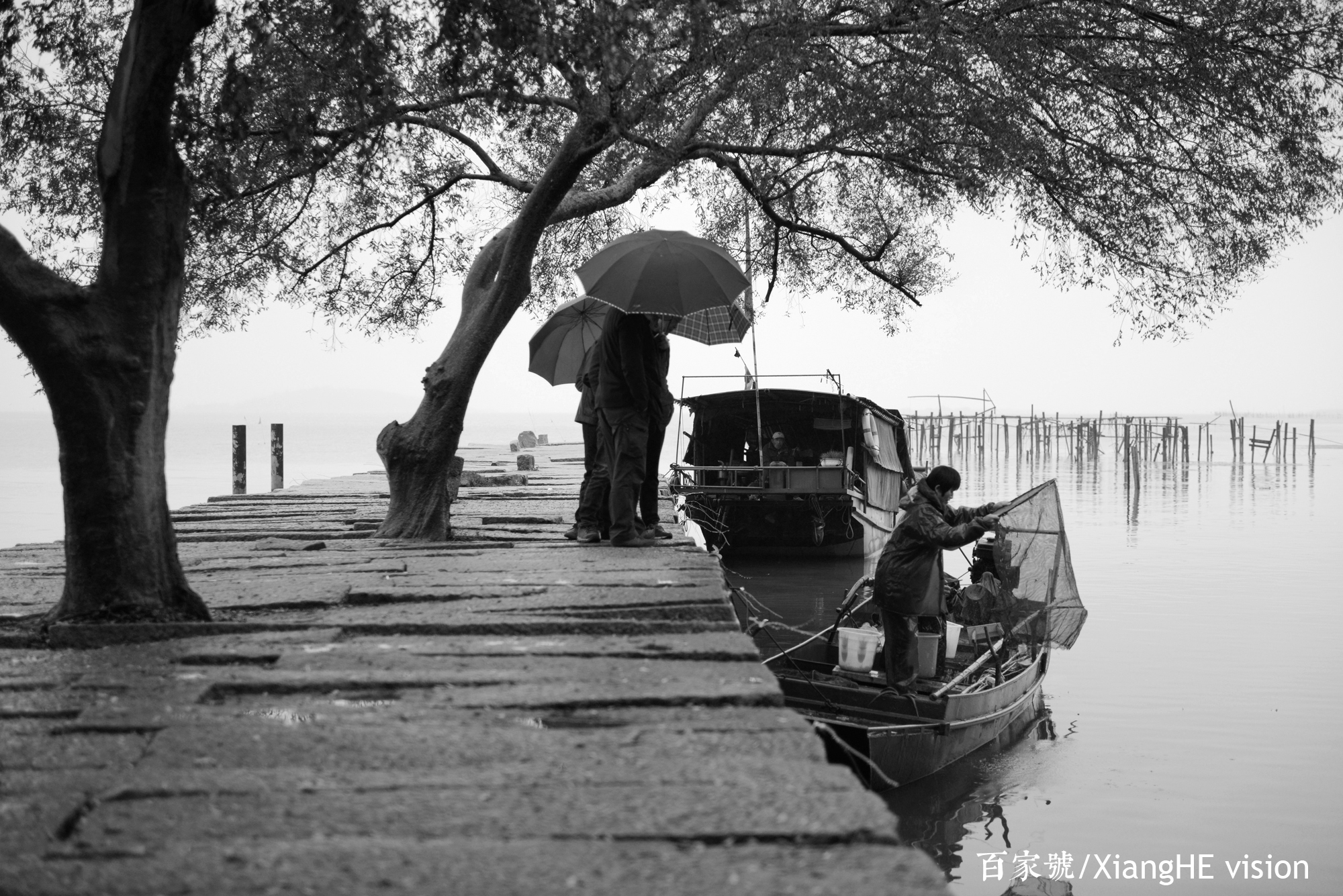 历尽沧桑的古码头,十分的从容淡泊