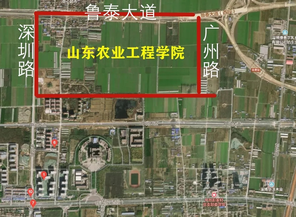 山东农业工程学院地图图片