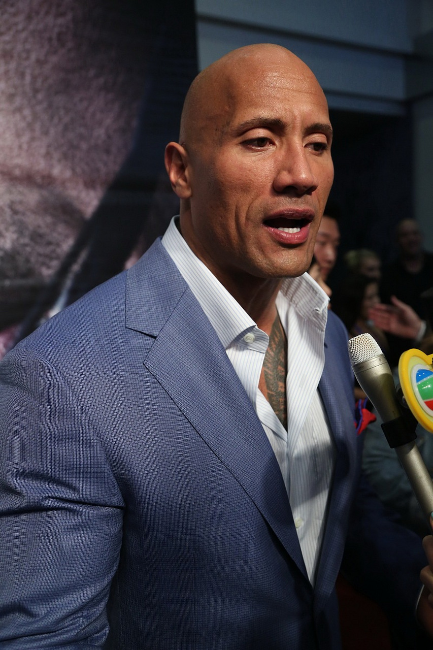 让你痴迷的运动明星#  道恩·强森是目前美国乃至世界最火的男明星