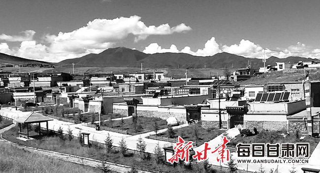 夏河县建设生态文明小康村提升农牧民幸福感