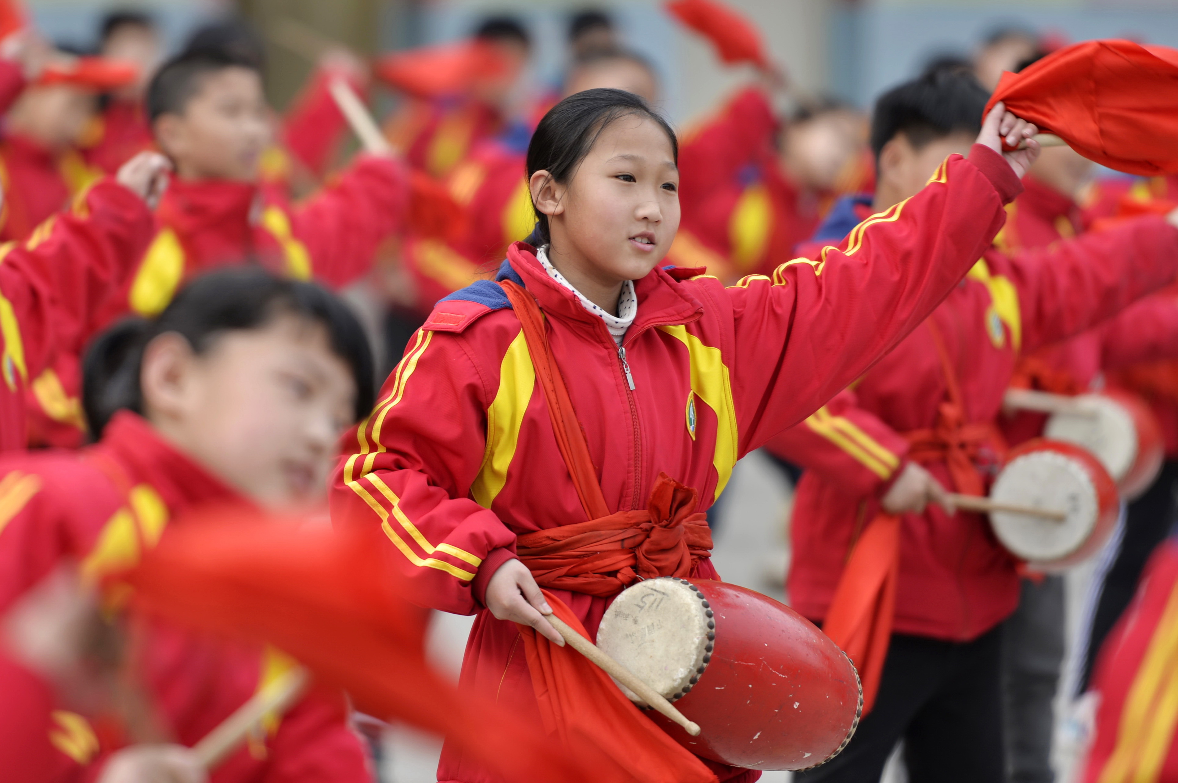 近年来,河北邢台经济开发区百泉小学积极开展"阳光大课间"系列