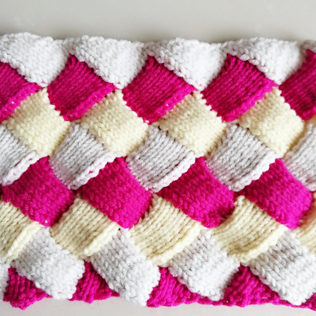毛衣编织方块花型图案图片