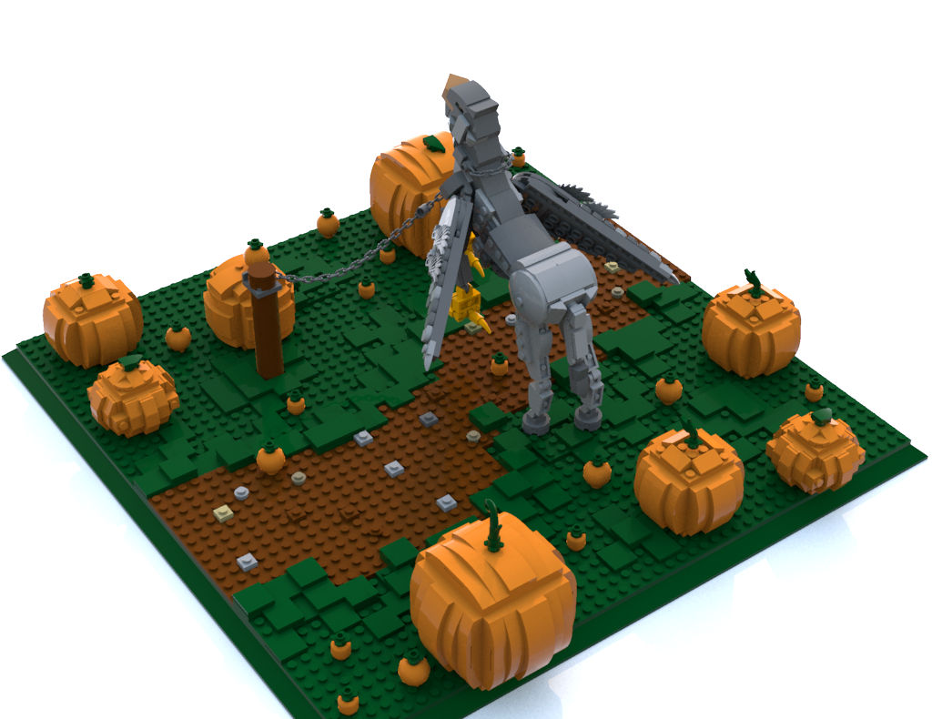 乐高制作被囚禁的 狮鹫