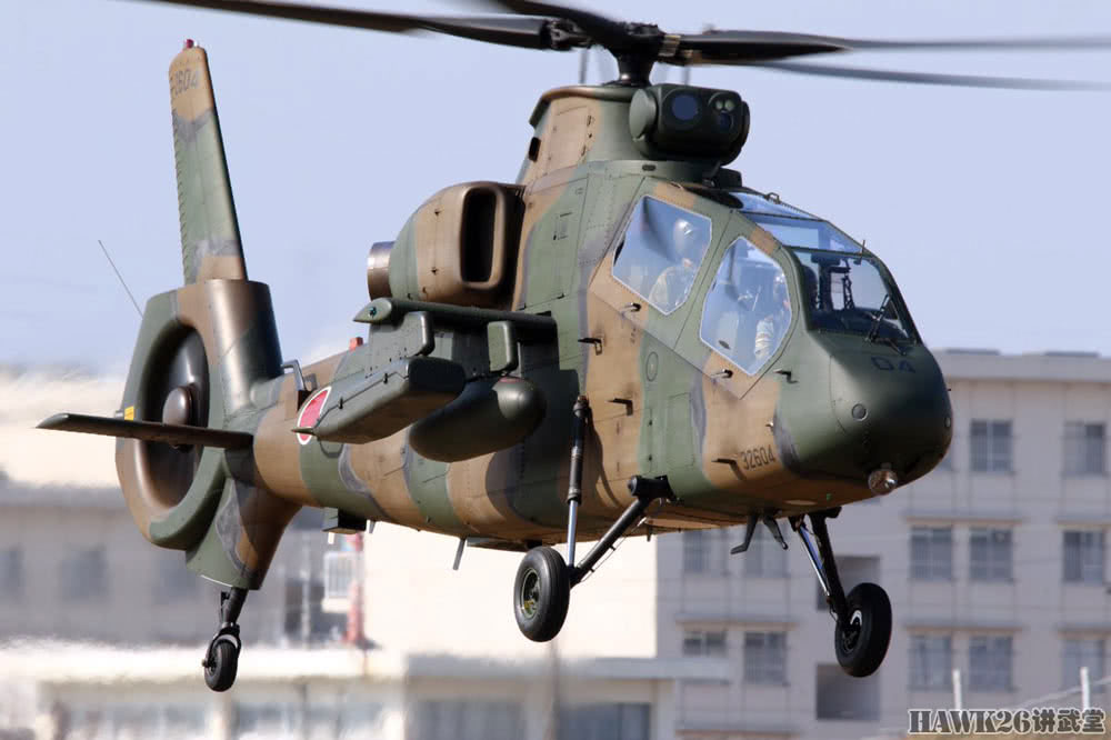 时隔四年之久 日本陆上自卫队oh-1武装直升机恢复飞行