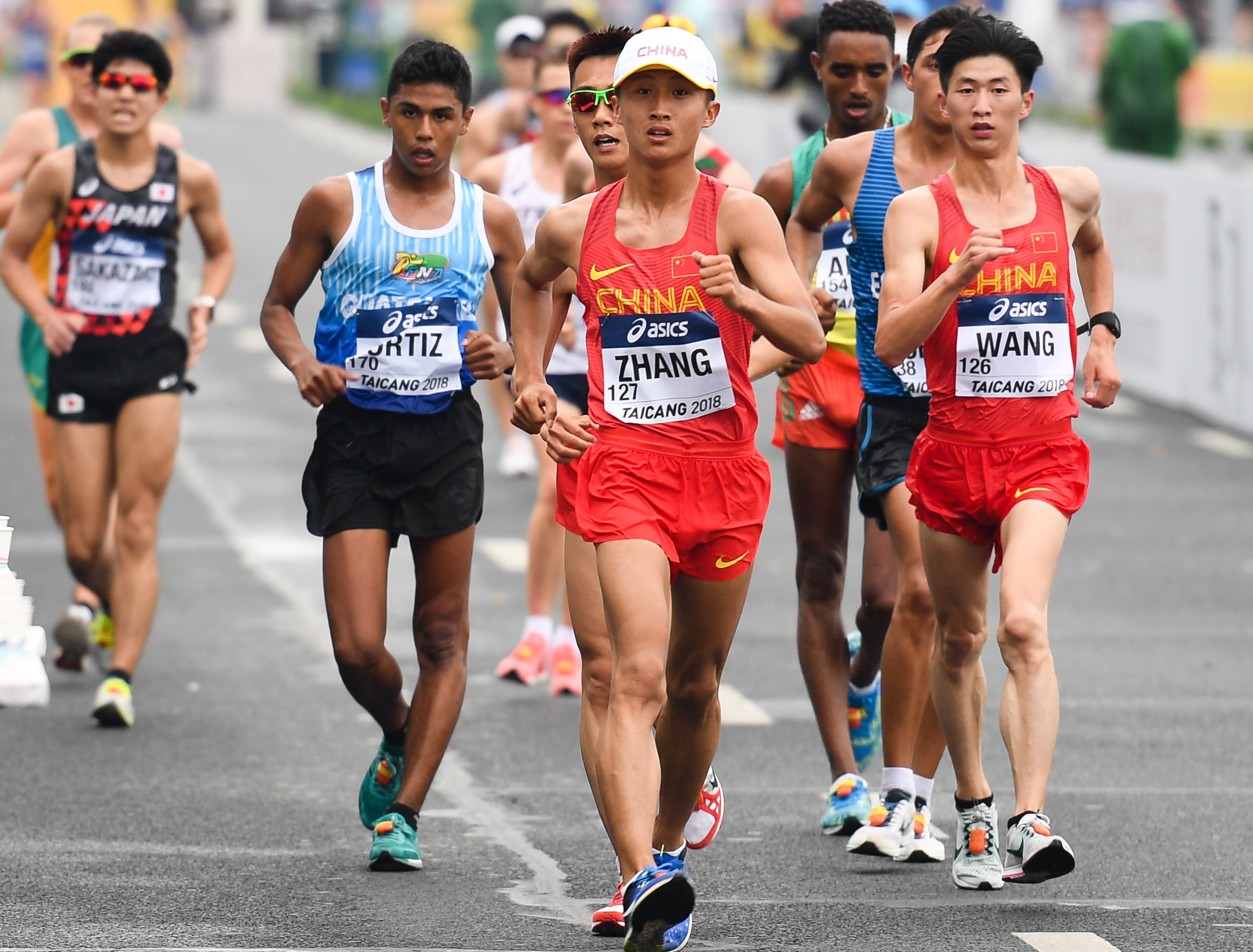 田径——2018年国际田联世界竞走团体锦标赛青年男子10公里组赛况(5)