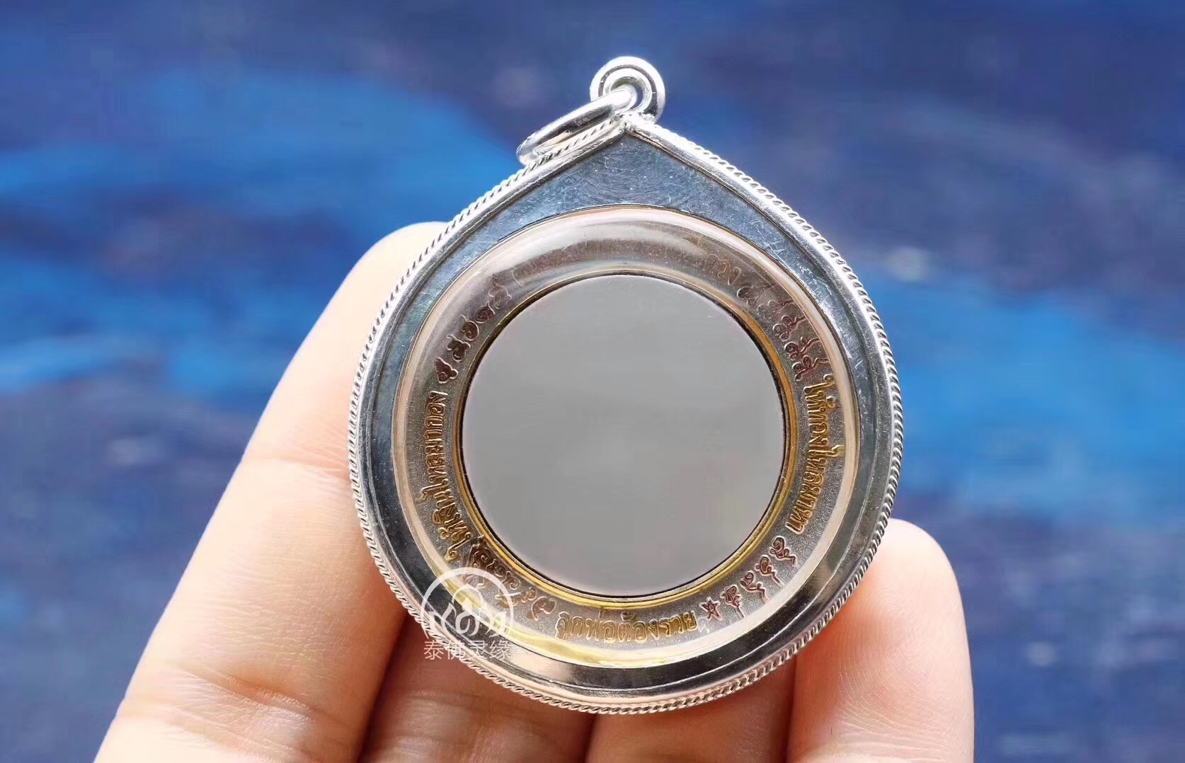 阿赞初2550泽度金照妖镜,阿赞初2550照妖镜,阿赞初泽度金