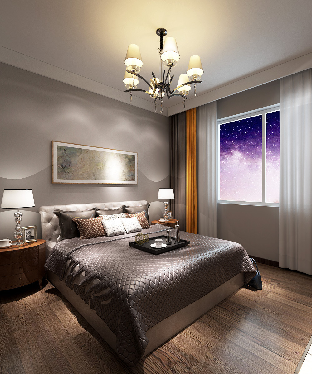 盘锦银杏湾170平现代风格装修案例装修效果图