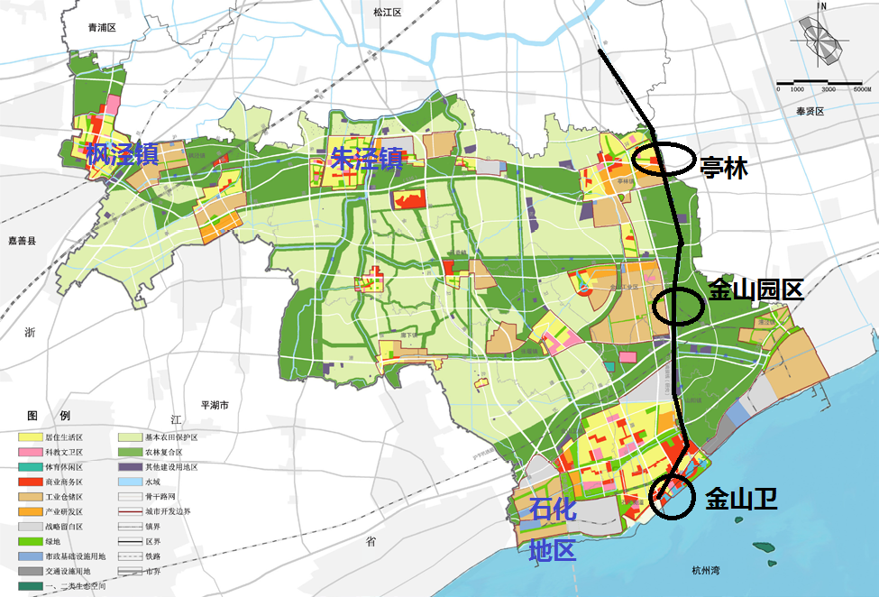 金山铁路地图图片