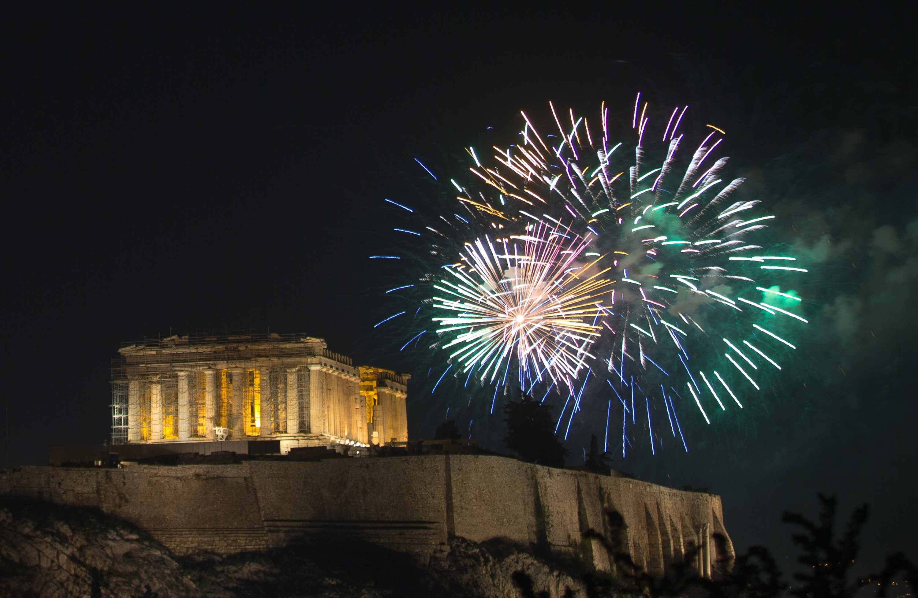 世界各地迎新年