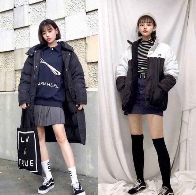 卫衣 短裙 棉衣,短发女生的16套秋冬穿搭,甜酷风走起!