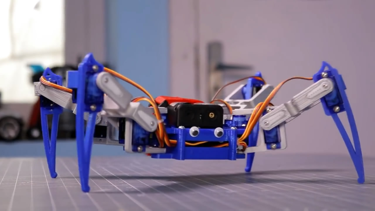 创意玩具diy,小型蜘蛛机器人的制作过程,简单易学(图解)