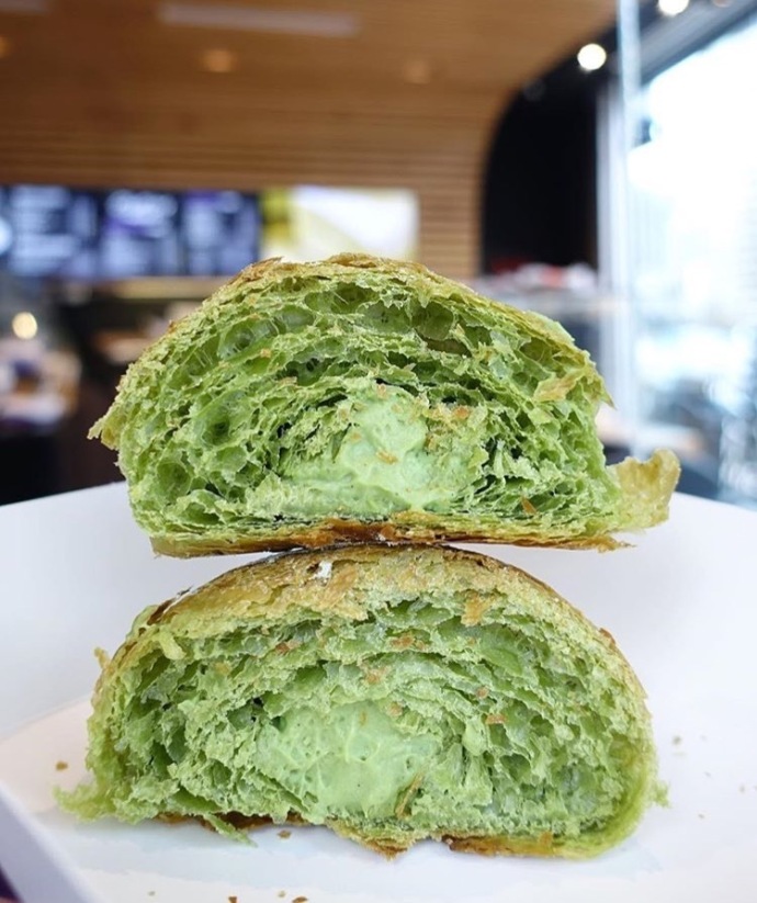 抹茶奶油可颂,不一样的抹茶,不一样的可颂!