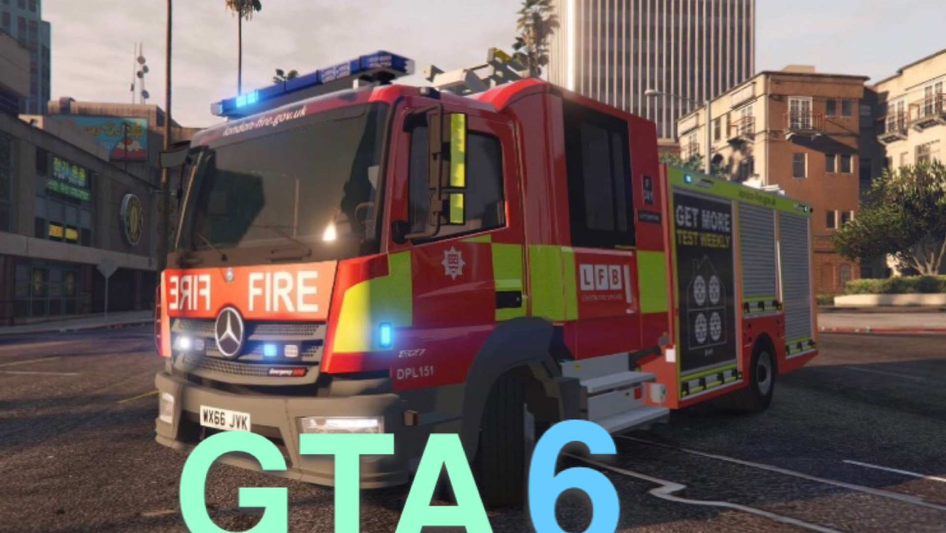 [图]GTA6:到底犯了什么事？出动这么多警力？这么多警车把路都堵死了