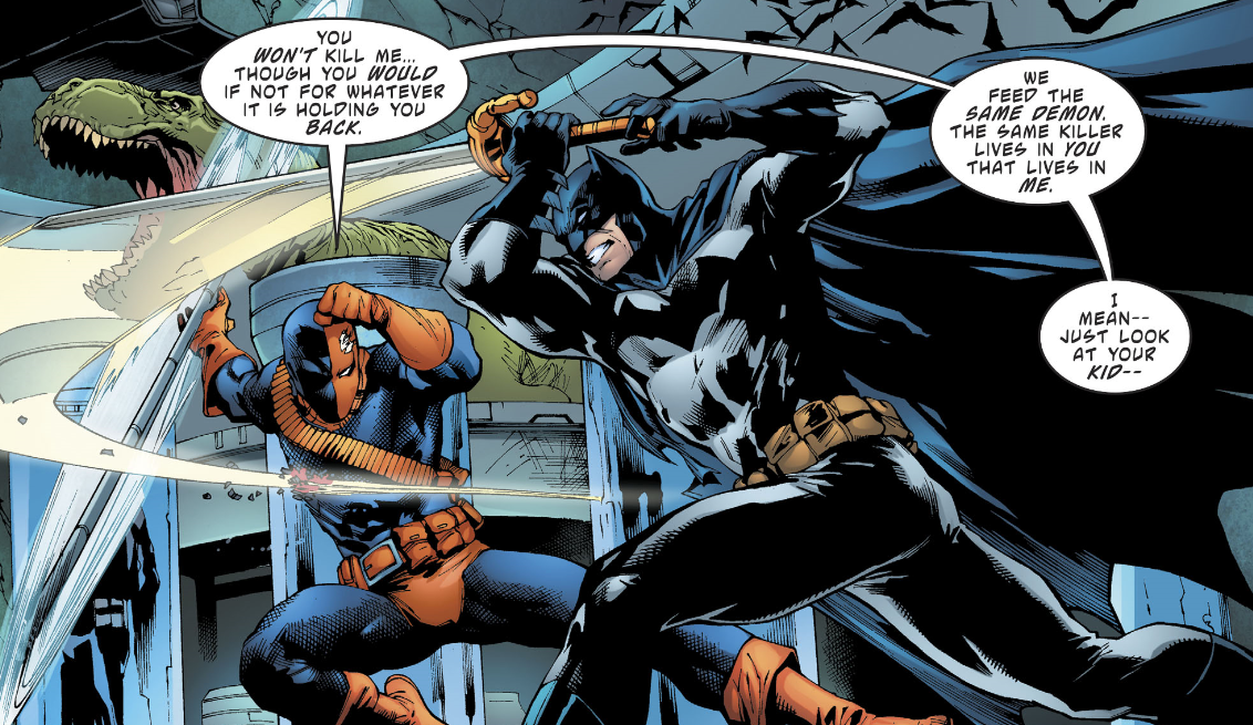 《蝙蝠侠大战丧钟》蝙蝠侠最丢人的时刻,被人堵到蝙蝠洞了!