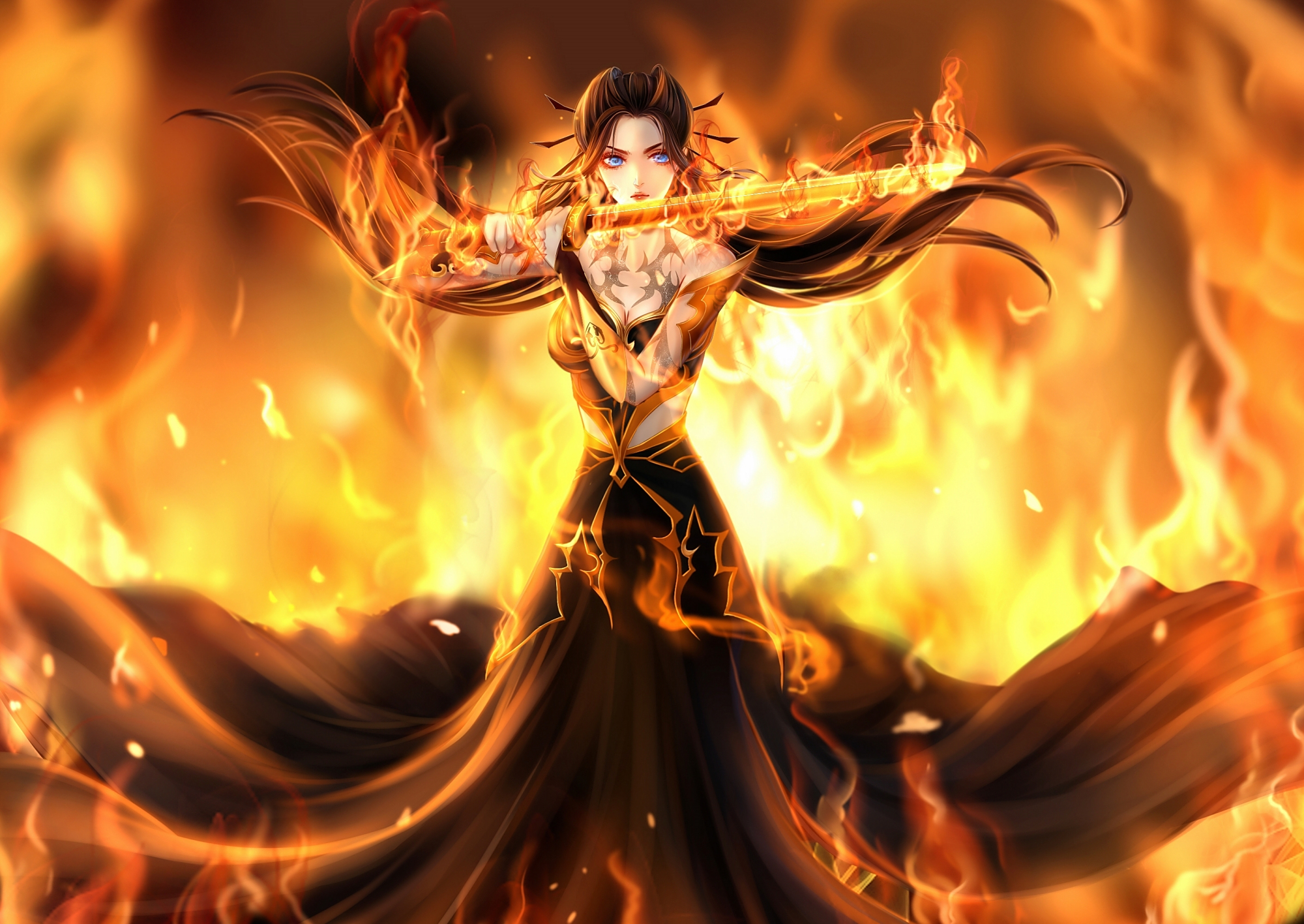 《天行九歌》焰灵姬动漫高清壁纸图片