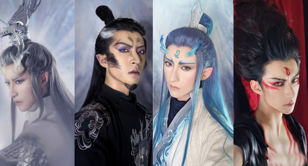 哪吒:官方认可的太乙真人cos,还原到像原片,龙王和龙姐美如画