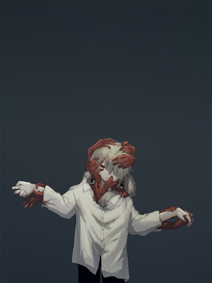 丧情绪,一组很丧的插画